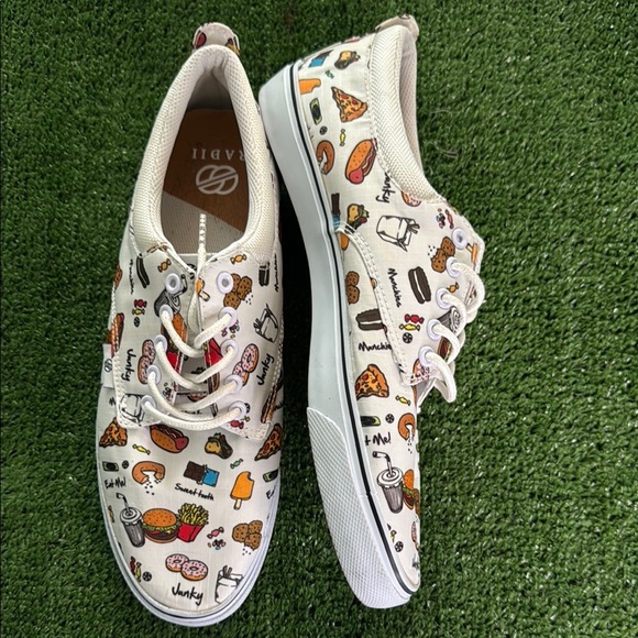 Playful Food Print Sneakers - Picture 1 of 8